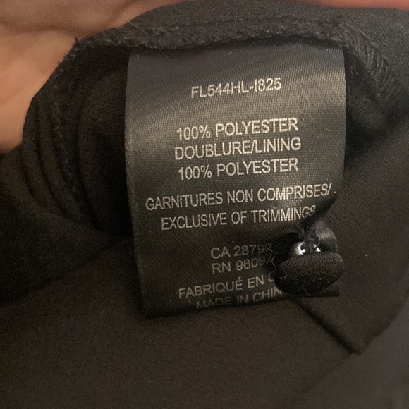 DONATED - High Neck Jumpsuit Split Hem Black Size 6 NWOT - Picture 4 of 4